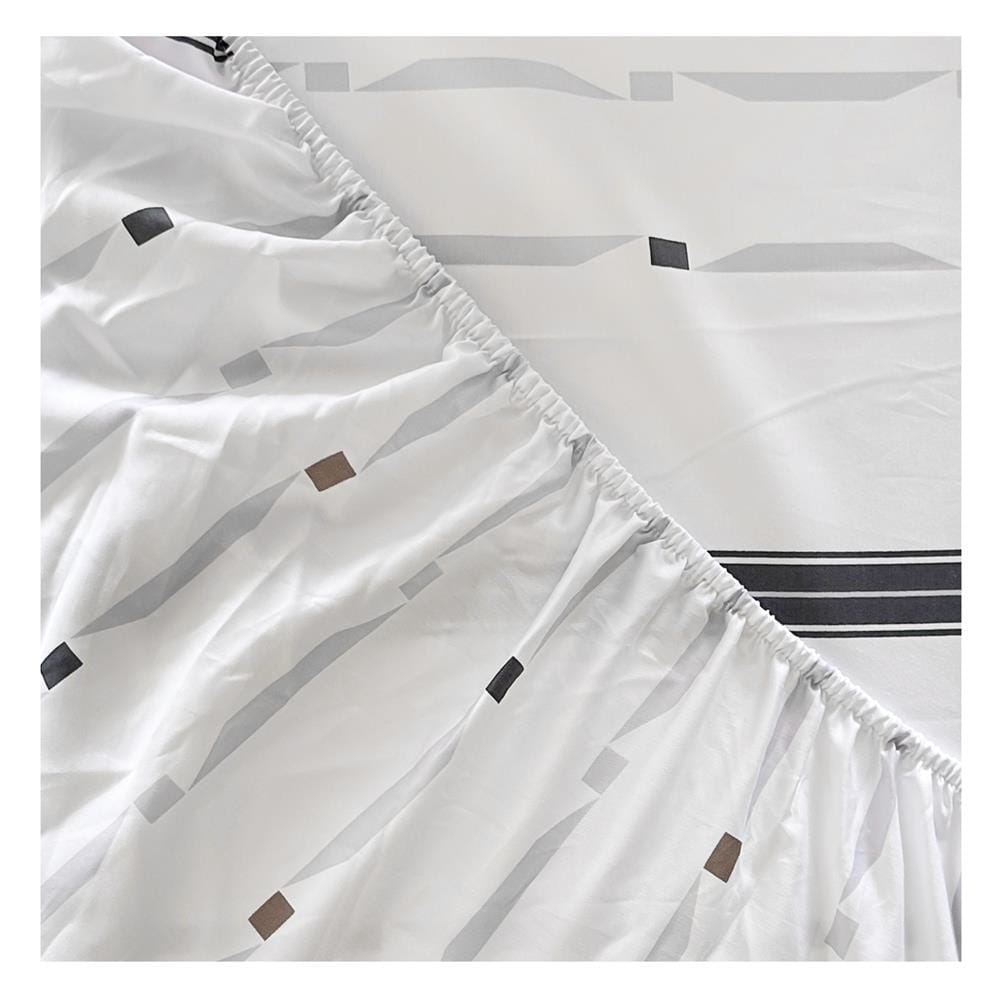 ชุดผ้าปูที่นอน 5 ฟุต 5 ชิ้น STEVENS COTTON FRESH SATEEN HR09