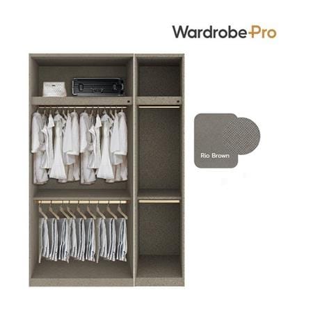 ตู้เสื้อผ้า 3 บานเปิด SB BUILT IN WARDROBE PLUS 59061107 150 ซม. สีไม้อ่อน_2