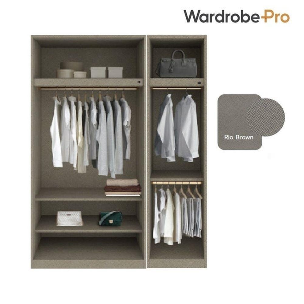 ตู้เสื้อผ้า 3 บานเปิด SB BUILT IN WARDROBE PLUS 59061114 150 ซม. สีไม้อ่อน