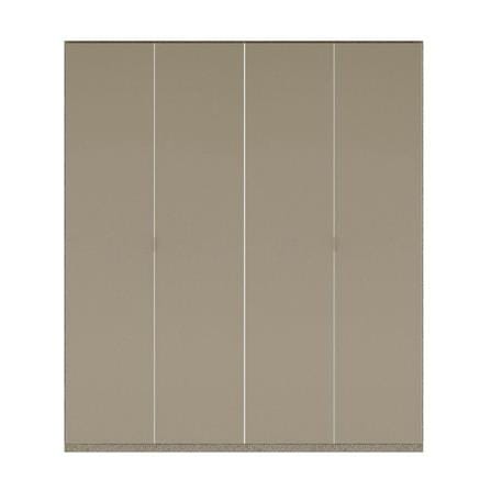 ตู้เสื้อผ้า 4 บานเปิด SB BUILT IN WARDROBE PLUS 59060950 200 ซม. สี RIO BROWN_0