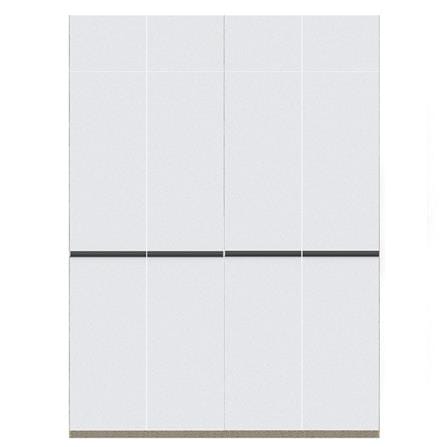 ตู้เสื้อผ้า 4 บานเปิด SB BUILT IN WARDROBE PLUS 59061054 200 ซม. สีขาว_0