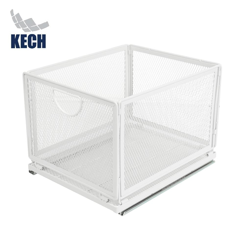 ตะกร้าในตู้ครัวมีรางเลื่อน KECH INSPACE SIZE L 30x24x21.2 ซม.