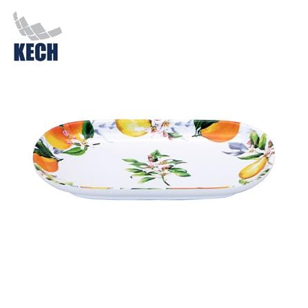 จานเมลามีนเปลเหลี่ยม 8.5 นิ้ว KECH LEMON TREE_0