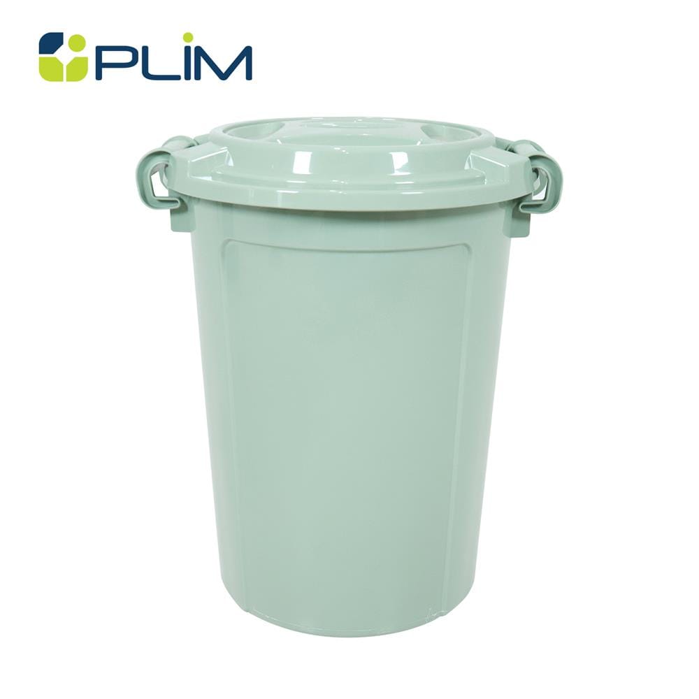 ถังน้ำกลมฝาล็อก PLIM CIRCULAR 31 ลิตร สีเขียว