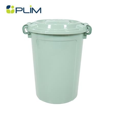 ถังน้ำกลมฝาล็อก PLIM CIRCULAR 31 ลิตร สีเขียว_0