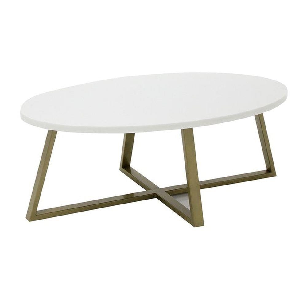 โต๊ะกลาง SB FURNITURE JAYLER 19210419 100 ซม. สีขาว