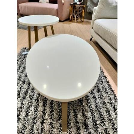 โต๊ะกลาง SB FURNITURE JAYLER 19210419 100 ซม. สีขาว_5