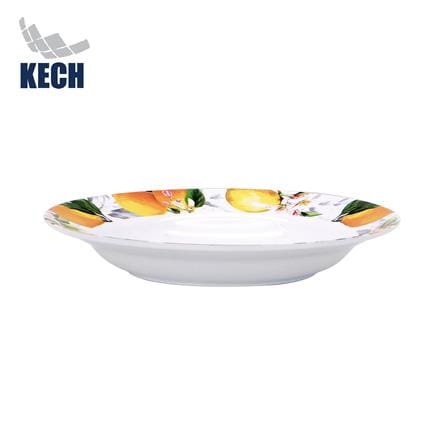 จานเมลามีนลึก 8 นิ้ว KECH LEMON TREE_0