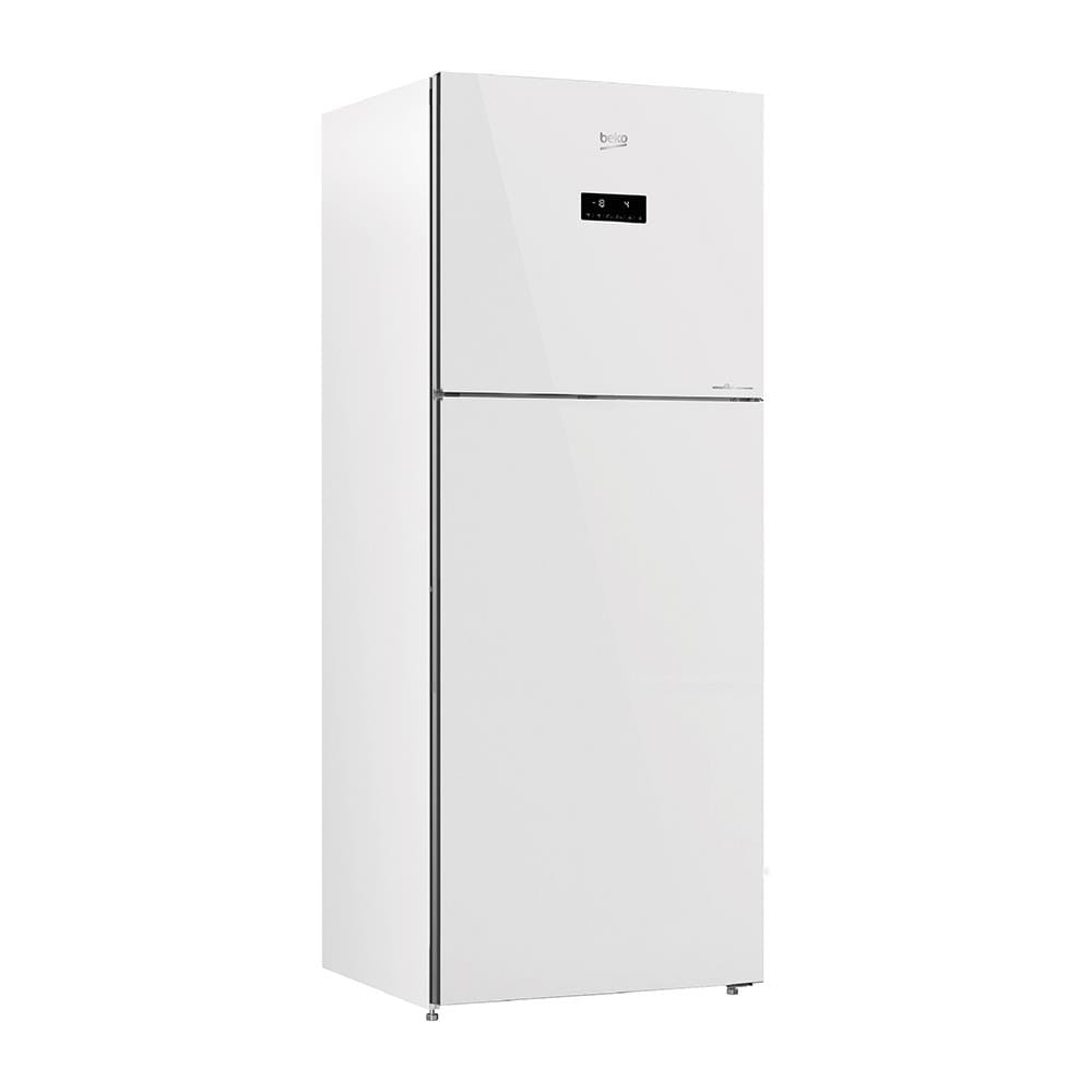ตู้เย็น 2 ประตู BEKO RDNT470E10VZJHFGW 14.6 คิว กระจกขาว
