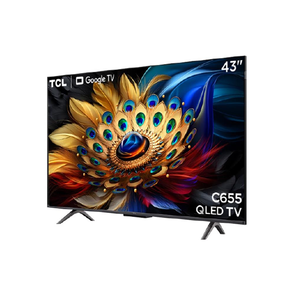 ทีวีคิวแอลอีดี 43 นิ้ว TCL (4K, QLED, GOOGLE TV) 43C655