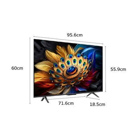 ทีวีคิวแอลอีดี 43 นิ้ว TCL (4K, QLED, GOOGLE TV) 43C655_5
