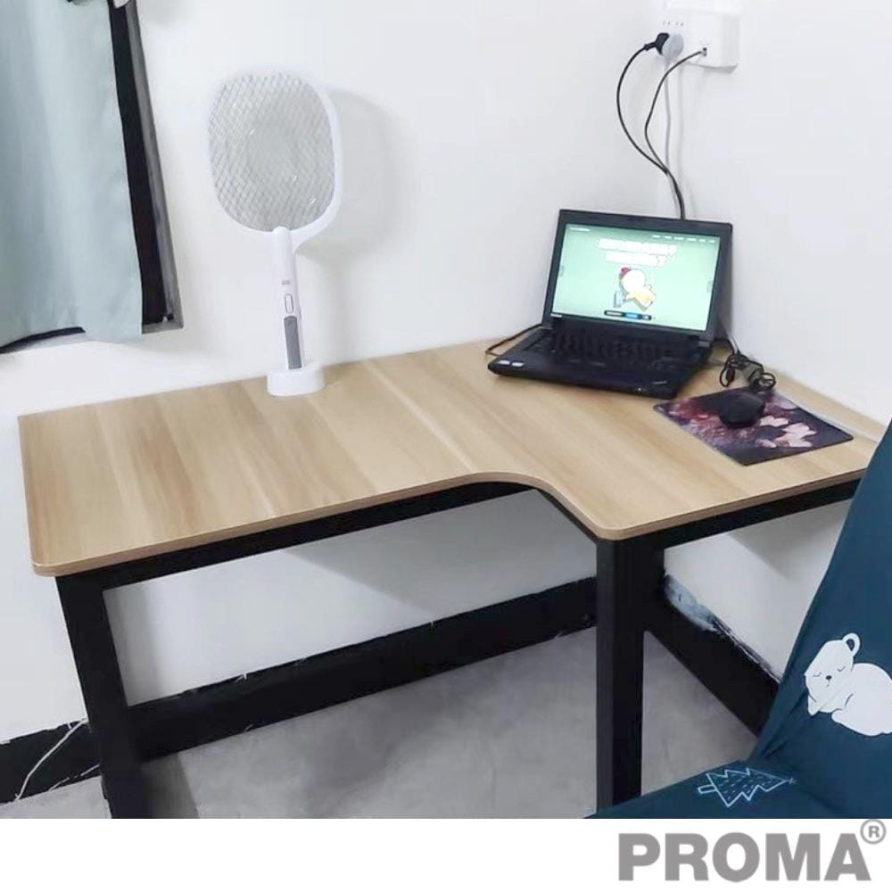 โต๊ะทำงานเข้ามุมด้านขวา PROMA OD40R L SHAPE 120 ซม. สีน้ำตาล (ไม่มีตู้เอกสาร)_1