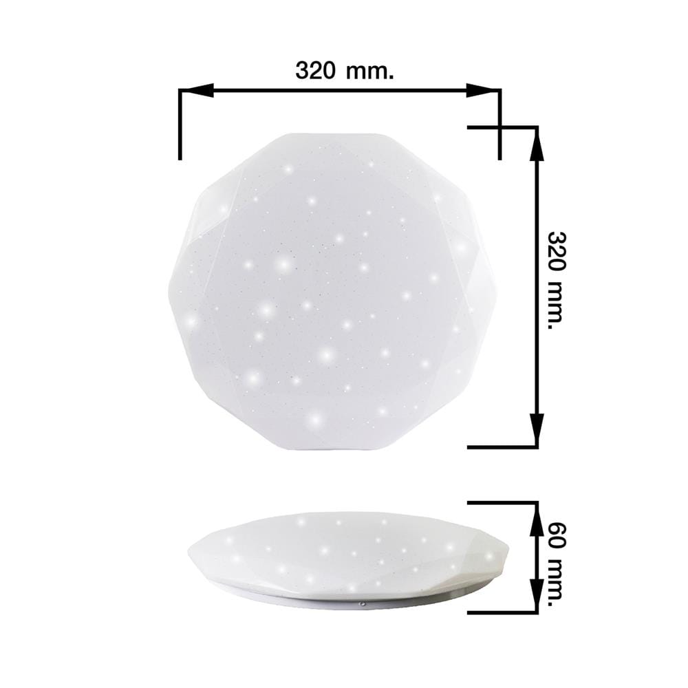 ไฟเพดาน LED NAGAS SC-OVAL 14 นิ้ว 26 วัตต์ DAYLIGHT สีขาว
