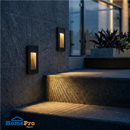 ไฟผนังภายนอก LED CARINI BO-Y1211 3 วัตต์ WARM WHITE สีดำ_3