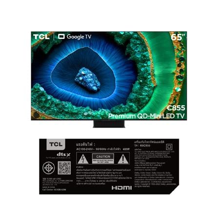 ทีวีมินิแอลอีดี 65 นิ้ว TCL (4K, MINI LED, GOOGLE TV) 65C855_6