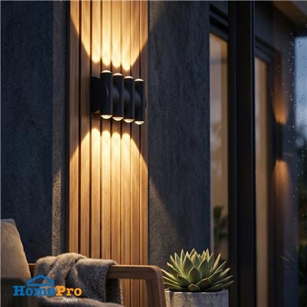 ไฟกิ่งภายนอก LED CARINI BO-WG1108 8 วัตต์ WARM WHITE สีดำ_3