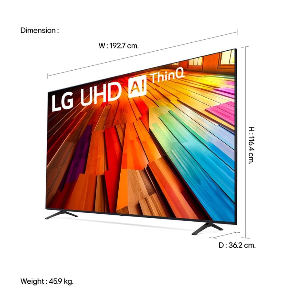 ทีวีแอลอีดี 86 นิ้ว LG (4K, LED, SMART TV) 86UT8050PSB.ATM