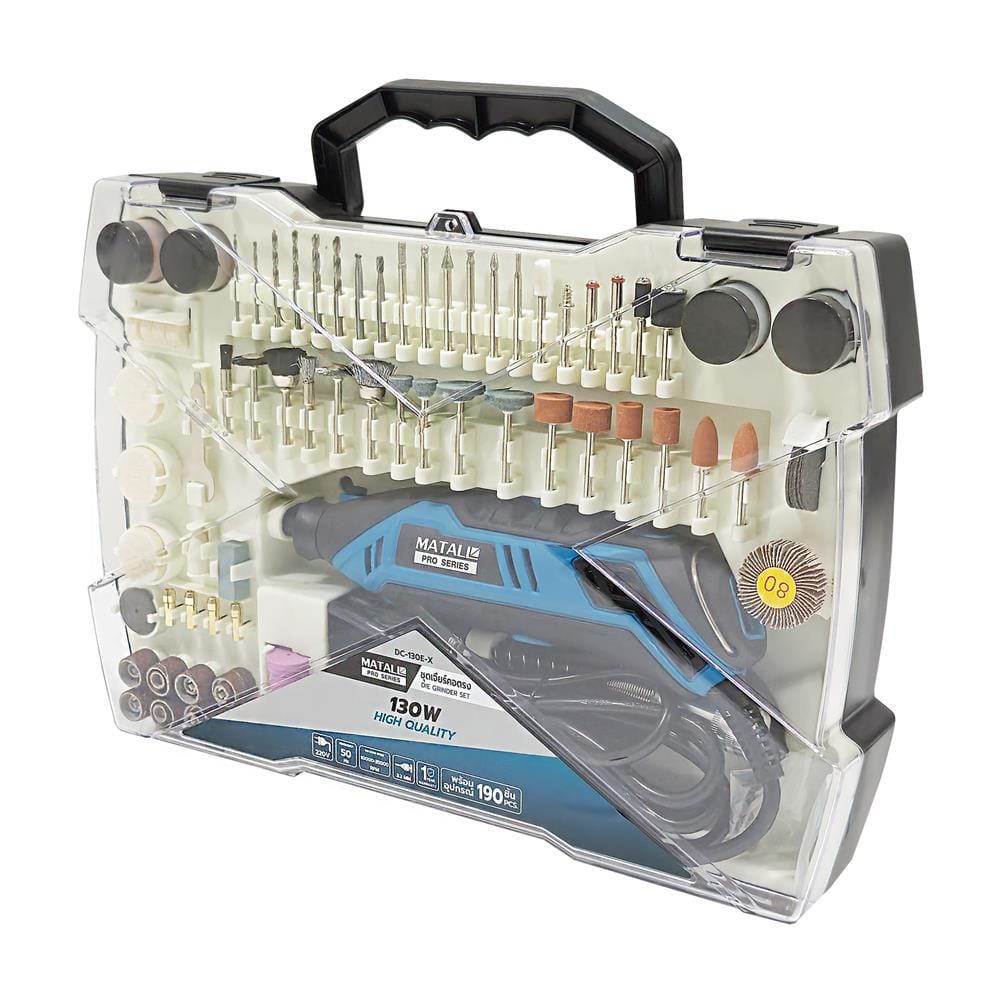 ชุดเครื่องเจียรคอตรง MATALL PRO DC-130E-X 130 วัตต์