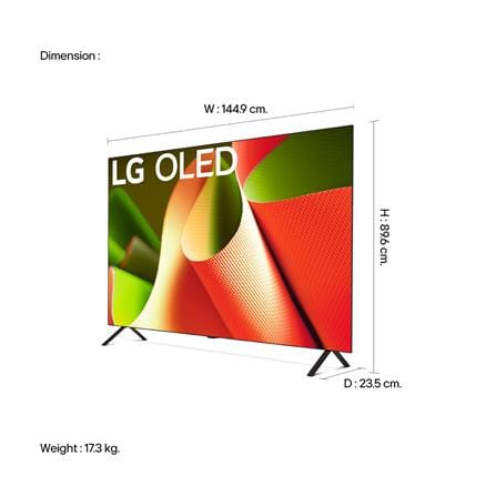 ทีวีโอแอลอีดี 65 นิ้ว LG (4K, OLED, SMART TV) OLED65B4PSA.ATM_6