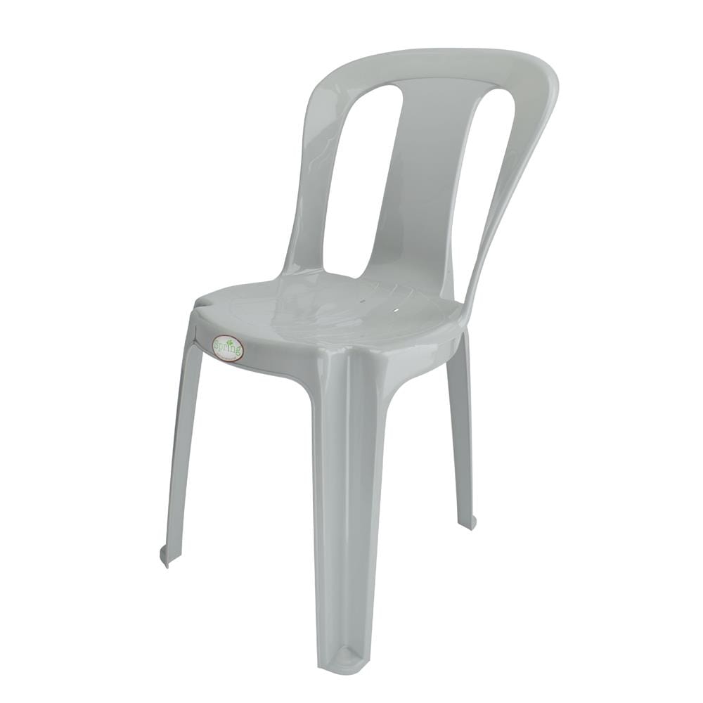 เก้าอี้พลาสติกสกรีน SPRING NORMA CHAIR สีเทา