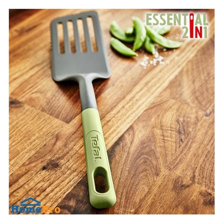 ตะหลิวเฉียงมีร่อง 33 ซม. TEFAL ESSENTIAL 2 IN 1 K2791124 สีเขียว_4