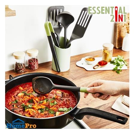 กระบวยแบน 28 ซม. TEFAL ESSENTIAL 2 IN 1 K2791024 สีเขียว_3