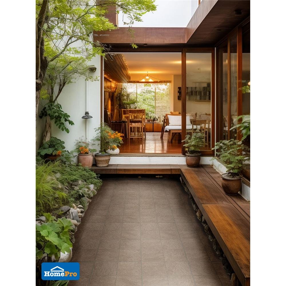 กระเบื้องพื้นพอร์ซเลน  16x16 นิ้ว TARA มาราเบล น้ำตาล (HYG) PM 0.96 ตร.ม