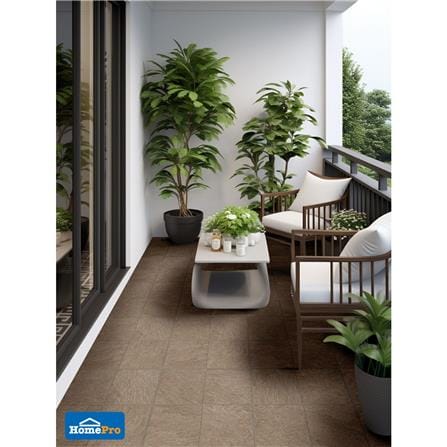 กระเบื้องพื้นพอร์ซเลน  16x16 นิ้ว TARA มาราเบล น้ำตาล (HYG) PM 0.96 ตร.ม_4