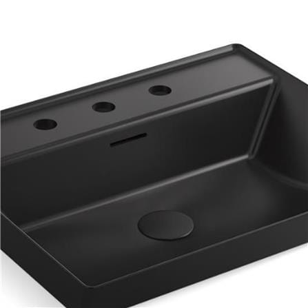 อ่างล้างหน้าวางบน KOHLER K-21059X-8-HB1 สีดำ_1