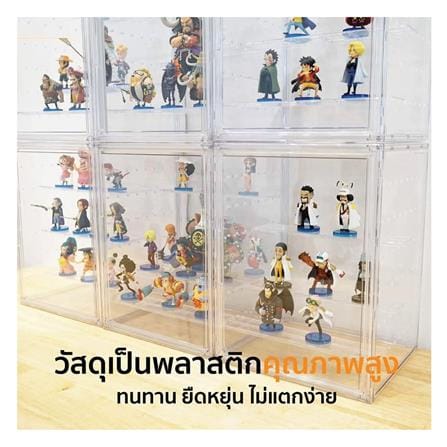 กล่องจัดเก็บโมเดล มีแท่นวาง STACKO KLEAR 24x27x36 ซม. สีใส_10