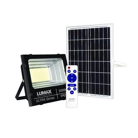 ไฟสปอตไลท์ SOLAR LUMAX 74-00028 200 วัตต์ DAYLIGHT สีดำ_0