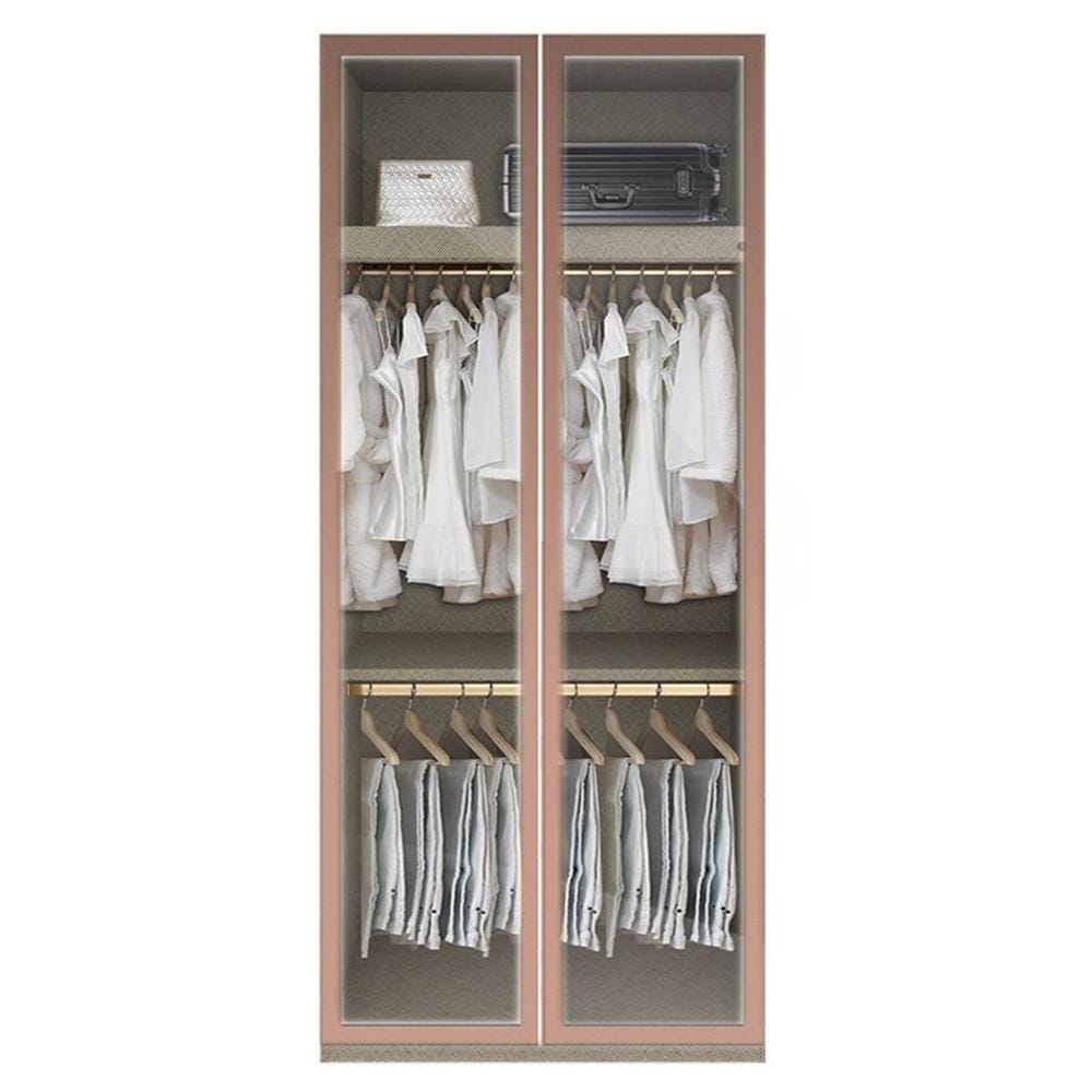ตู้เสื้อผ้า 2 บานเปิด SB BUILT IN WARDROBE PLUS 59061088 100 ซม. สีโรสโกลด์
