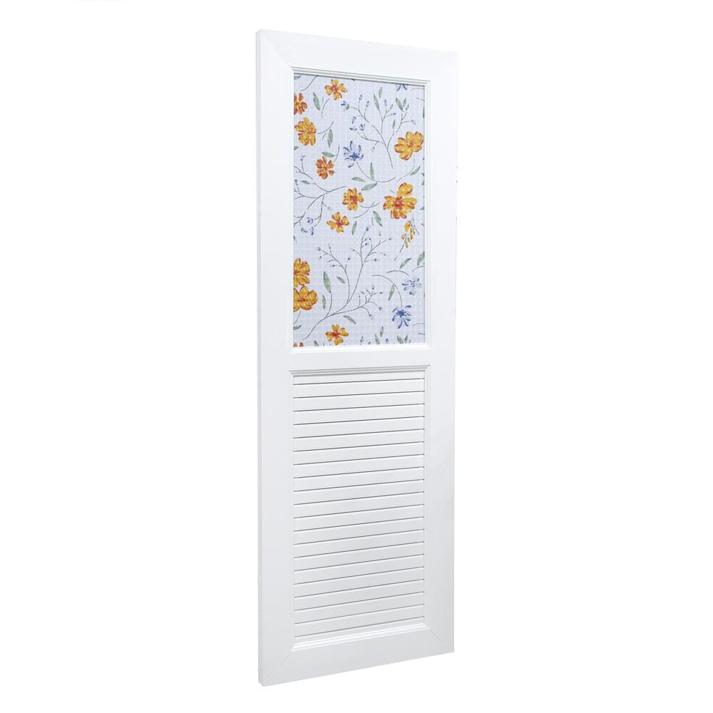 ประตูห้องน้ำ UPVC AZLE MARIGOLD 70X200 ซม. สีขาว พร้อมวงกบ ไม่เจาะลูกบิด