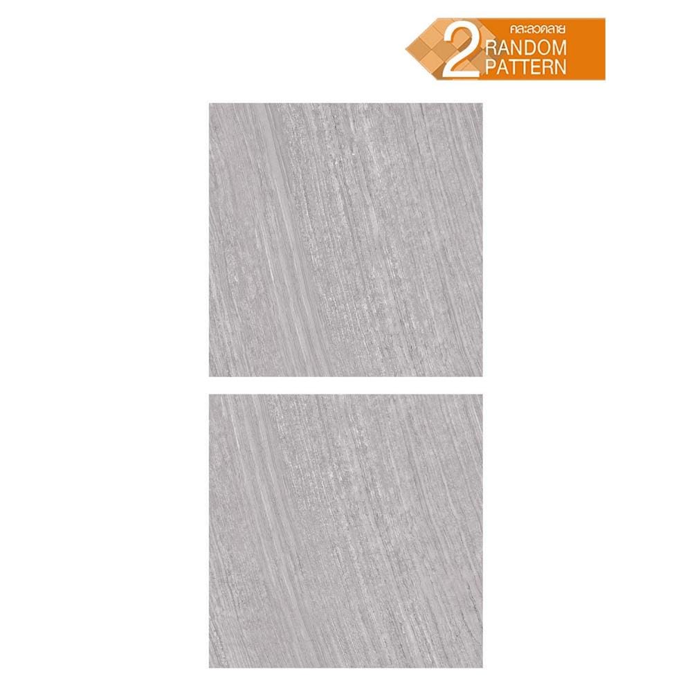 กระเบื้องพื้น 40x40 ซม. TARA วอร์เตอร์ ร็อค เทา (CIR) PM 0.96 ตร.ม.