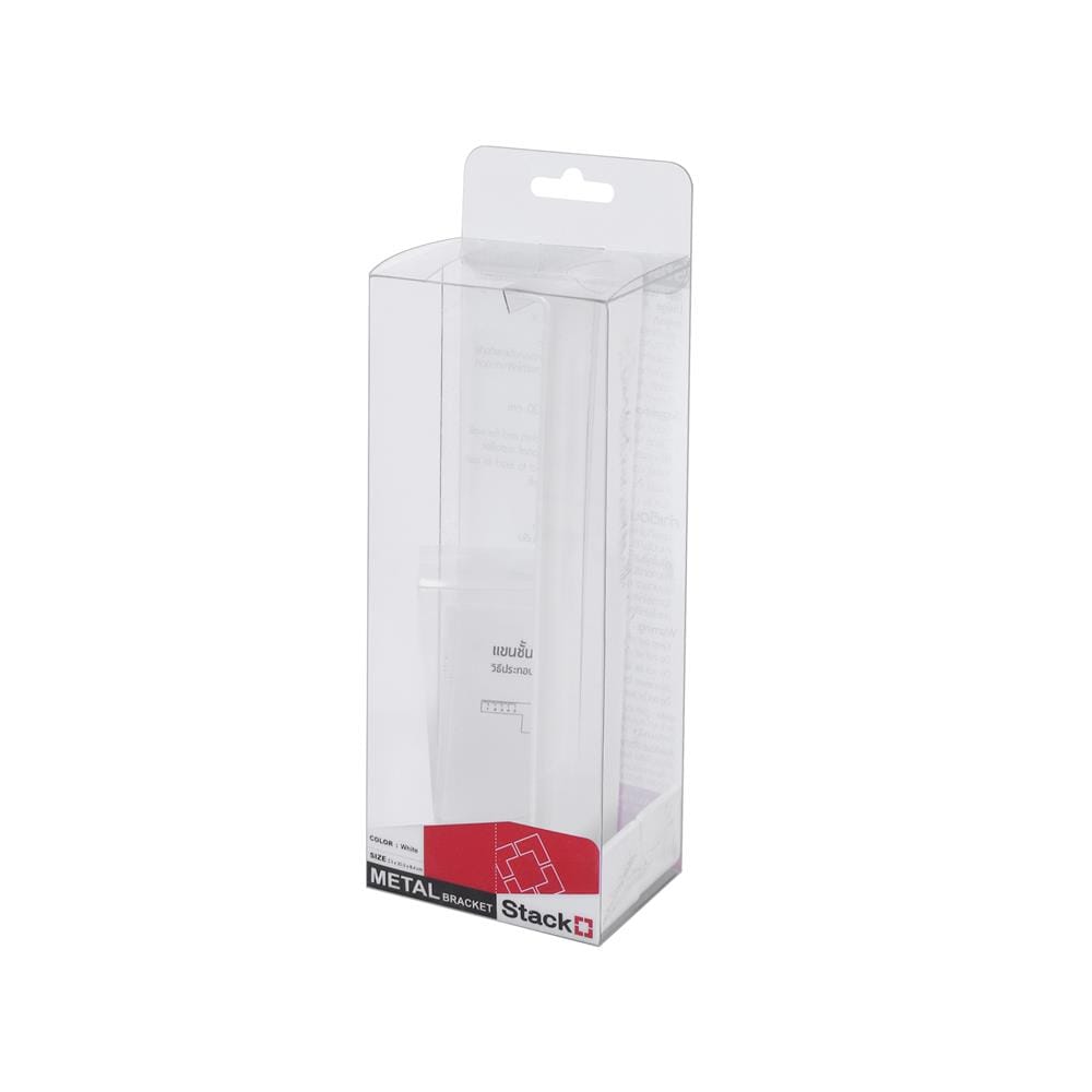 แขนรับชั้นเหล็ก STACKO ROBUSTE 3x20.2x8.4 ซม. สีขาว