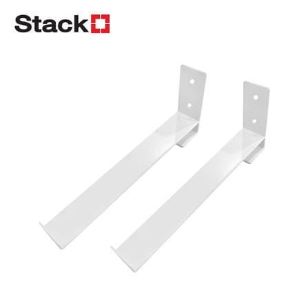 แขนรับชั้นเหล็ก STACKO ROBUSTE 3x20.2x8.4 ซม. สีขาว_0