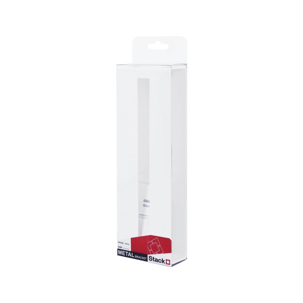 แขนรับชั้นเหล็ก STACKO NEAT 3x23x8 ซม. สีขาว