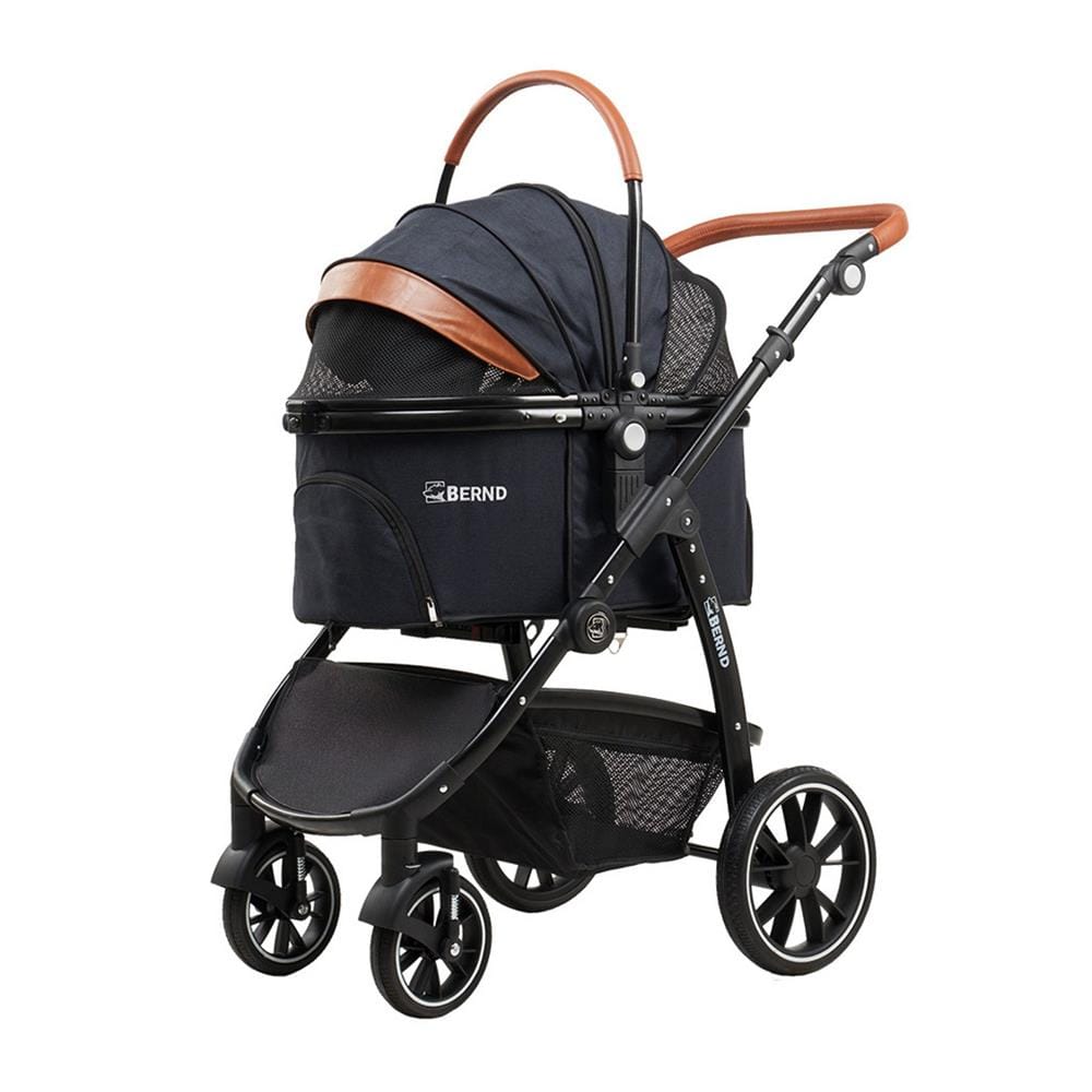 รถเข็นสัตว์ BERND รุ่นPrimePet(Isofix)ดำ_0