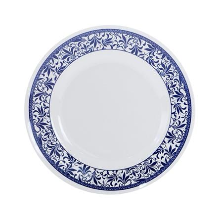 จานเมลามีนตื้น 10 นิ้ว VANDA BLUE GARDEN_2