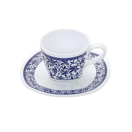 ชุดถ้วยกาแฟเมลามีน 300 มล. VANDA BLUE GARDEN_1