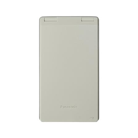 หน้ากากกันน้ำ 2 ช่อง PANASONIC WEG7902K สีครีม_0