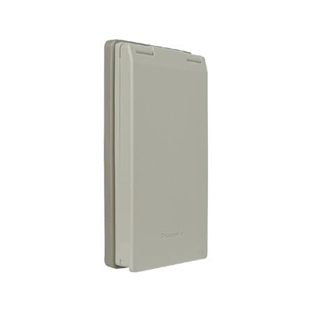 หน้ากากกันน้ำ 1 ช่อง PANASONIC WEG7901K สีครีม_1