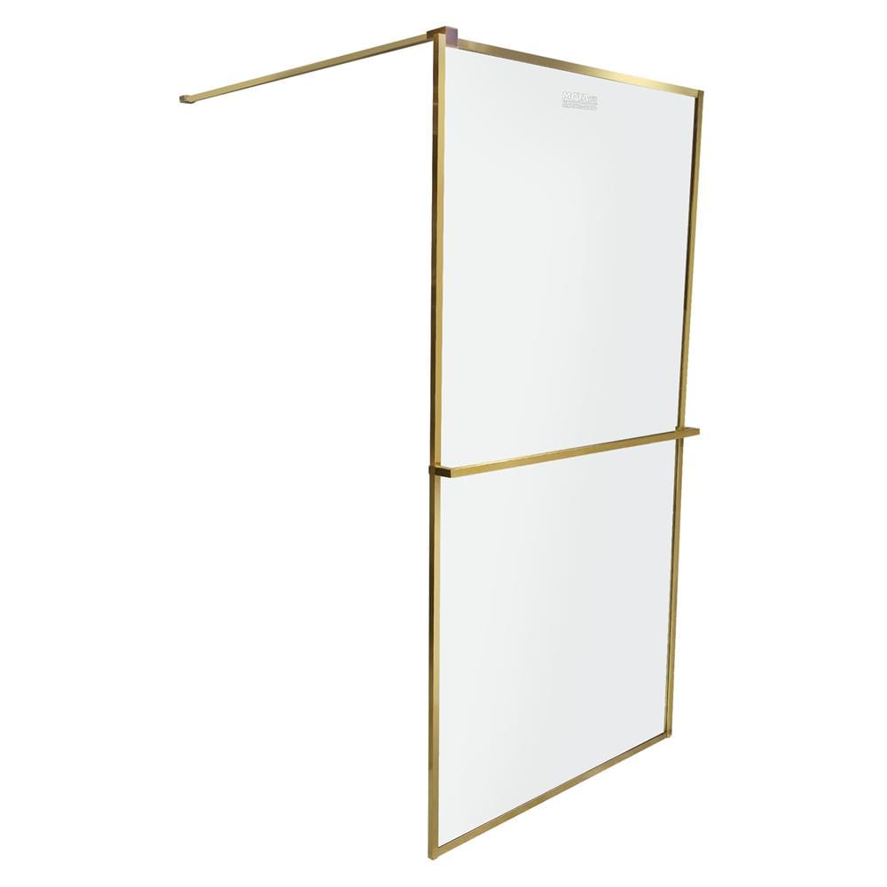 ฉากกั้นอาบน้ำ MOYA PLUS GF100 (GOLD) 100x190 ซม.