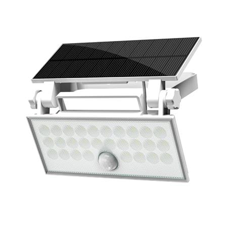 ไฟผนังภายนอก SOLAR BEC WING2-WH 25 วัตต์ DAYLIGHT สีขาว