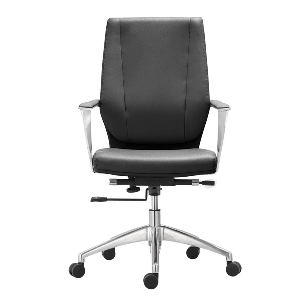 เก้าอี้สำนักงาน SURE WIGAN PL-522L BLACK สีดำ