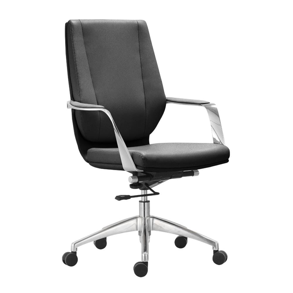 เก้าอี้สำนักงาน SURE WIGAN PL-522L BLACK สีดำ