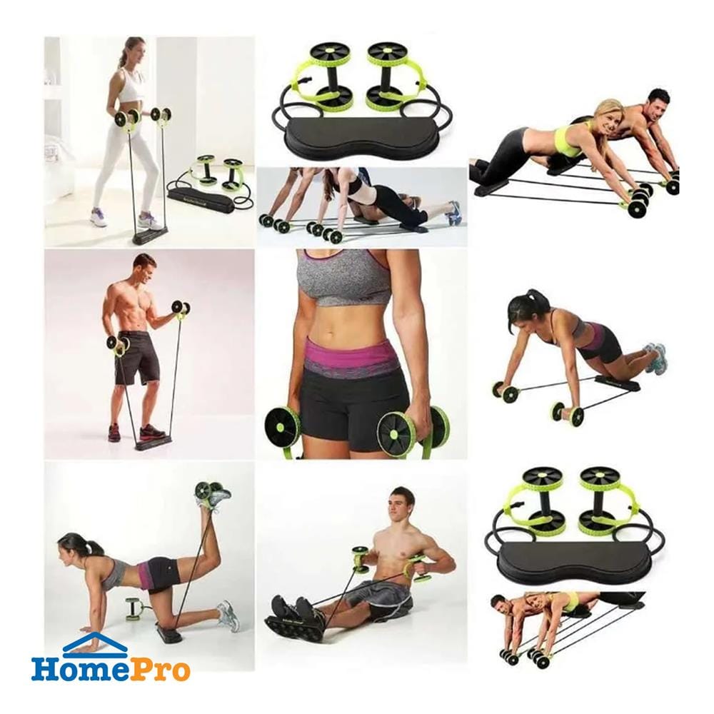 เครื่องบริหารหน้าท้อง THAI SUN SPORT REVOFLEX XTREME ดำ/เขียว_5