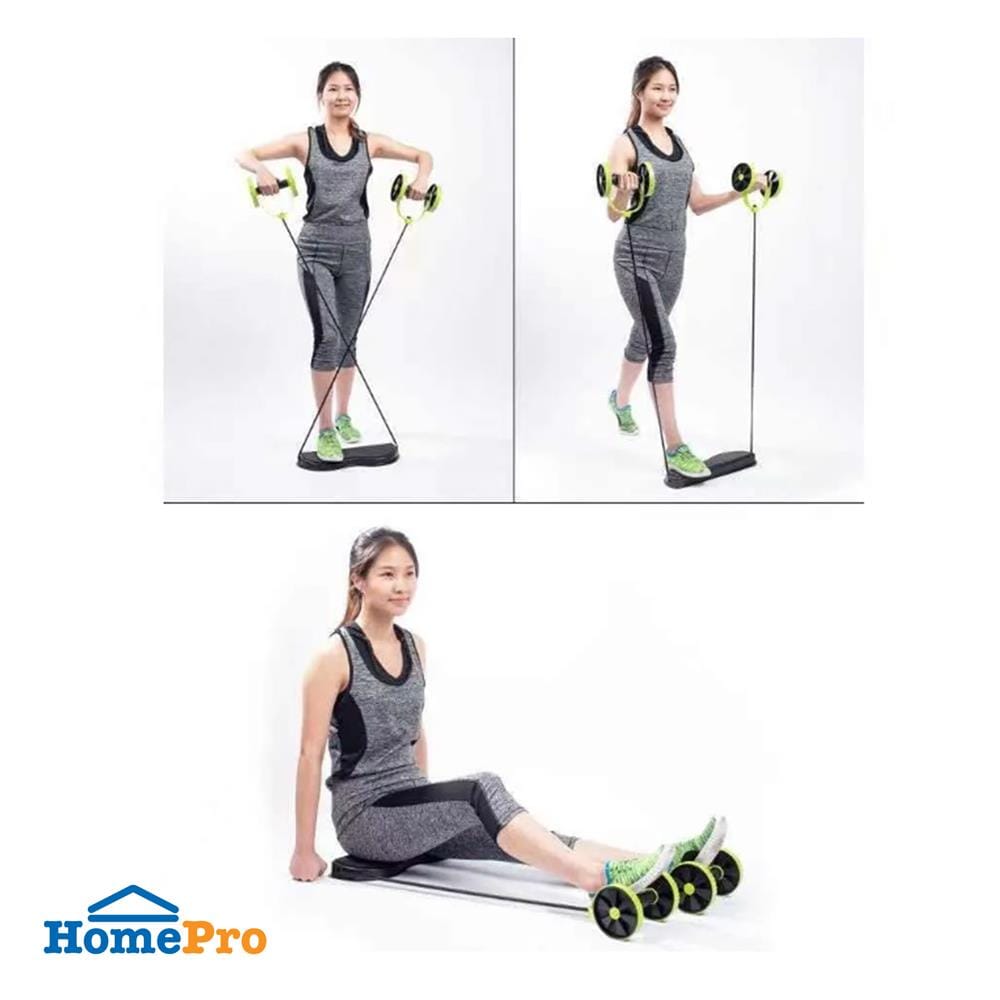 เครื่องบริหารหน้าท้อง THAI SUN SPORT REVOFLEX XTREME ดำ/เขียว_4