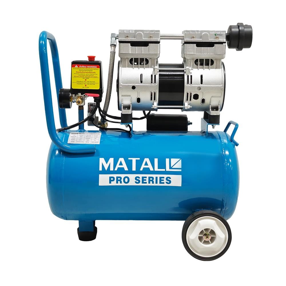 ปั๊มลมออยฟรี MATALL PRO MTP-OIL-25L 25 ลิตร 1 แรงม้า