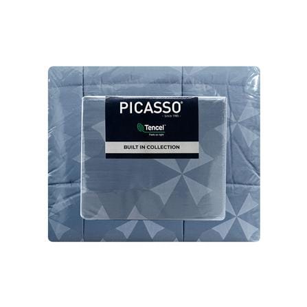 ชุดผ้าปูที่นอน 6 ฟุต 6 ชิ้น PICASSO TENCEL สี HAVANA_3